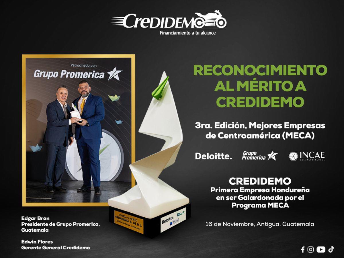 CREDI-DEMO, la primera empresa hondureña en Mejores Empresas Centroamericanas 2023