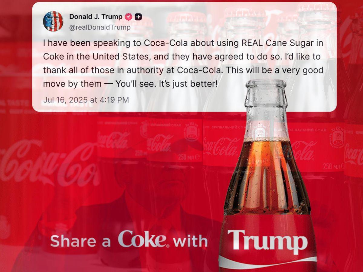 ¿Sabrá igual la Coca-Cola en EEUU? La compañía acepta usar azúcar de caña real en sus productos en el país