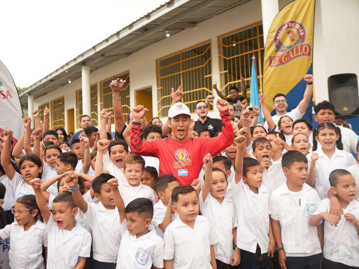 Inauguración de la Escuela Brisas del Paraíso – Donada por Molino Harinero Sula a la Fundación Mil Escuelas de Shin Fujiyama.