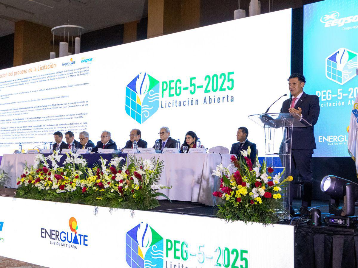 Guatemala lanza la licitación de energía más grande de su historia