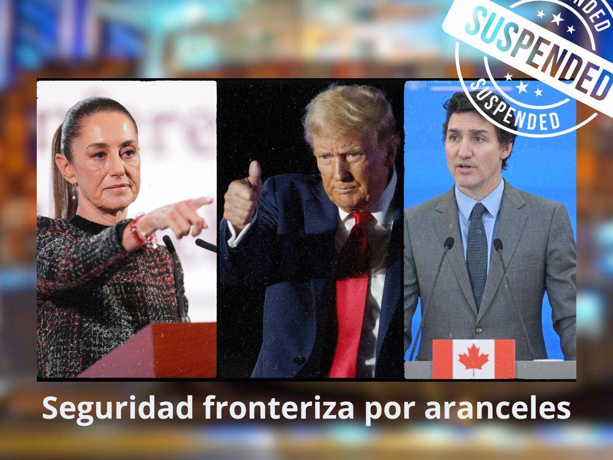 Sheinbaum y Trudeau logran acuerdo con Donald Trump y aranceles se retrasan un mes