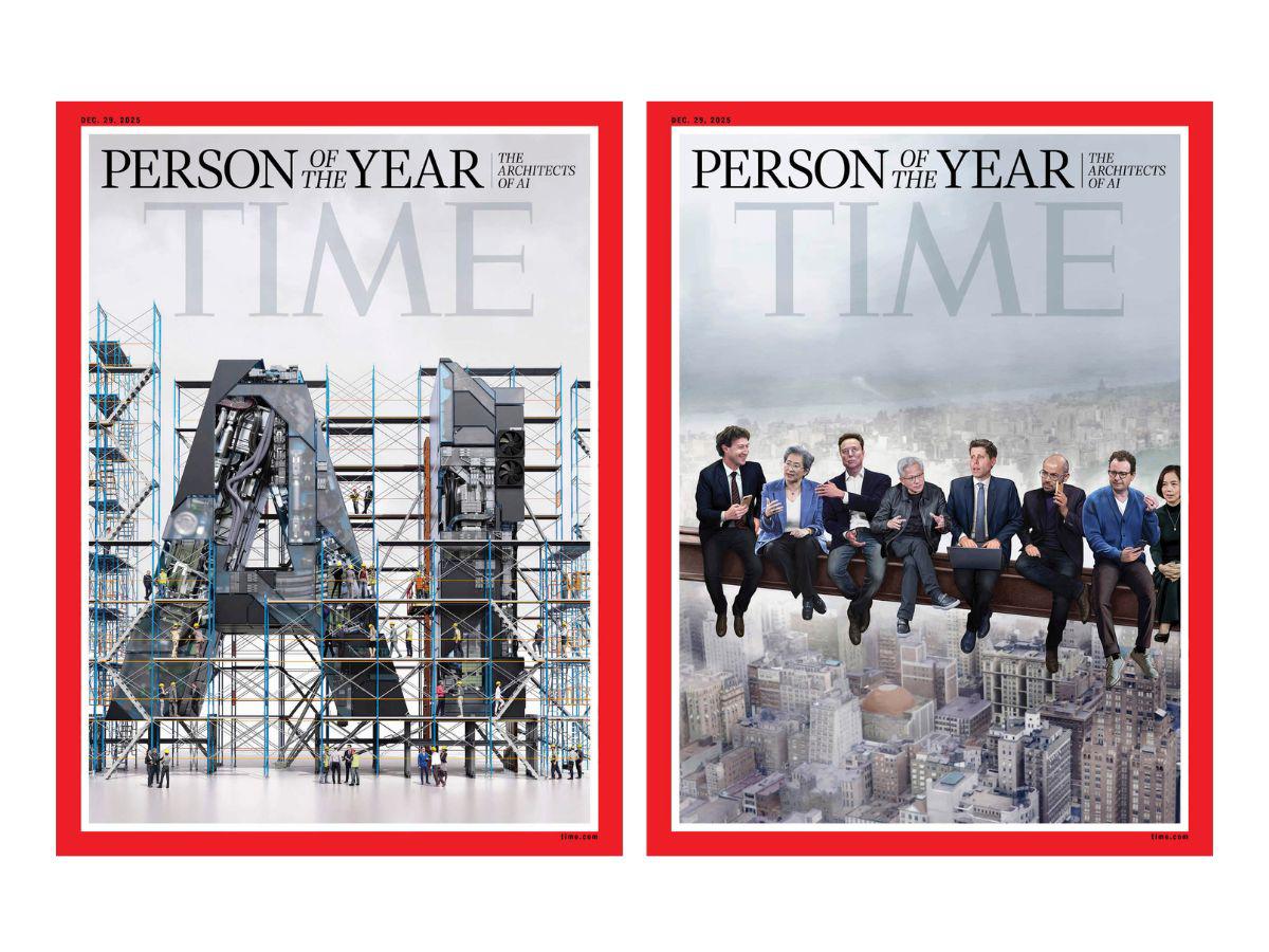 Los arquitectos de la IA son la Persona del Año de 2025 para la revista Time