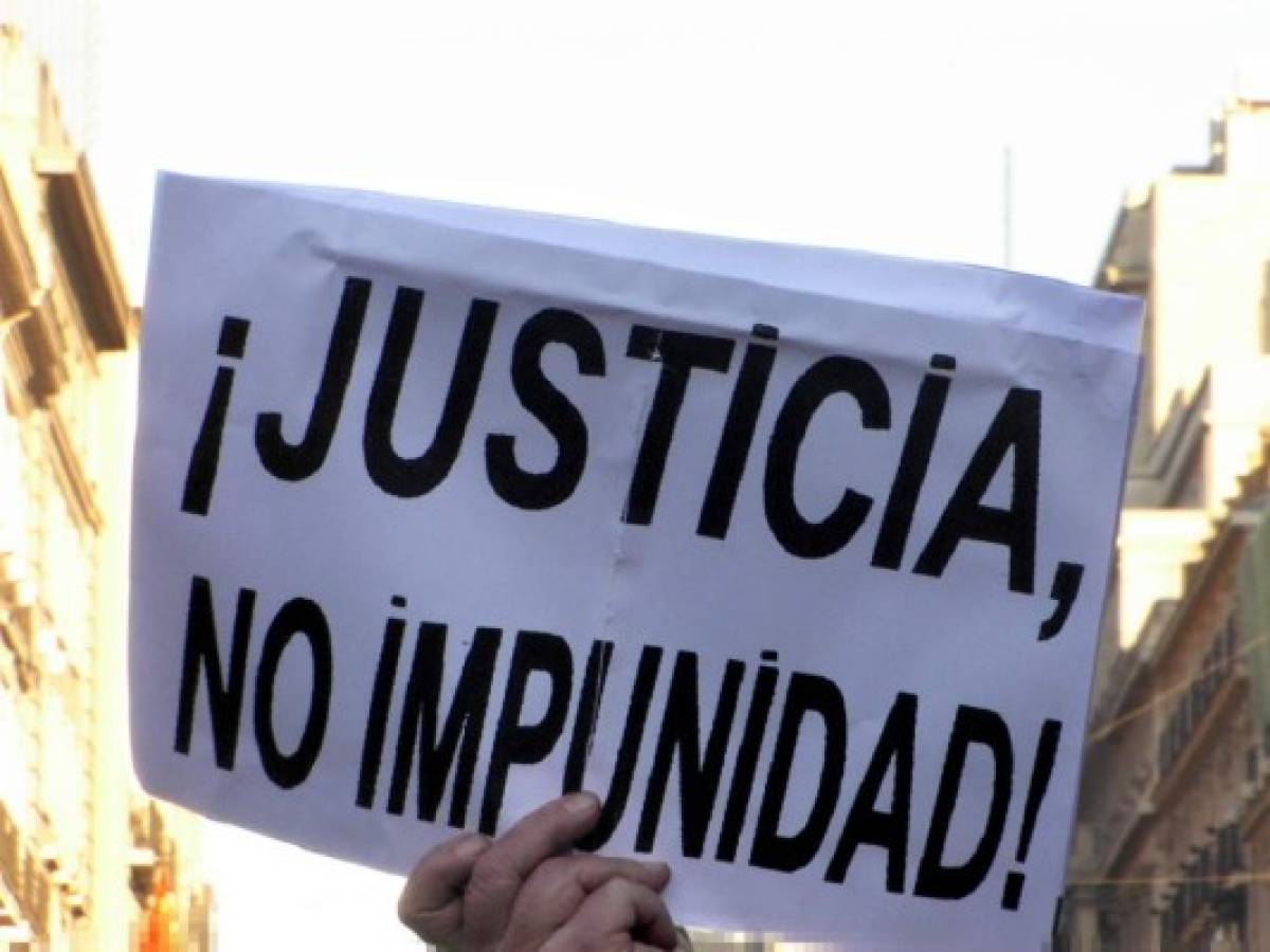 La impunidad está lacerando a la sociedad en Honduras