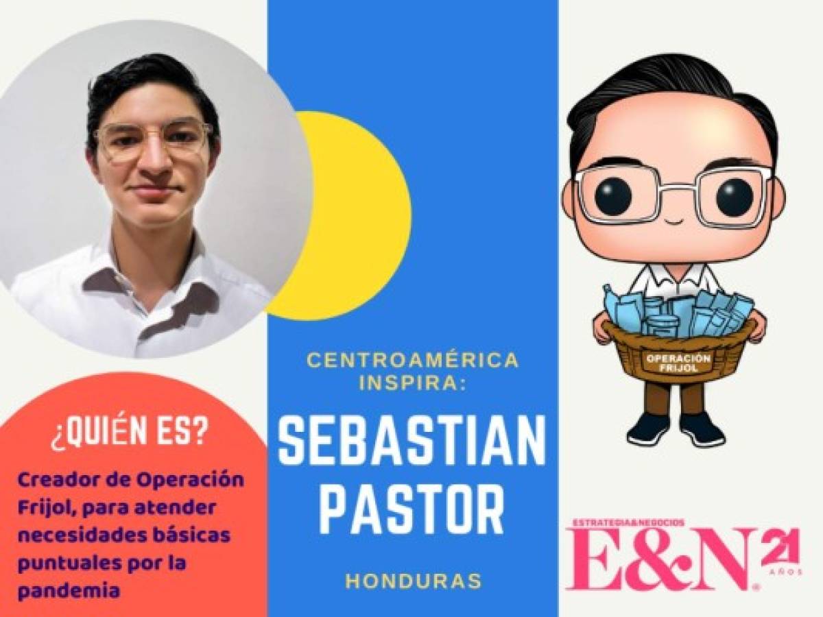 Sebastián Pastor Ferrari, el hodureño que lleva frijoles para el alma