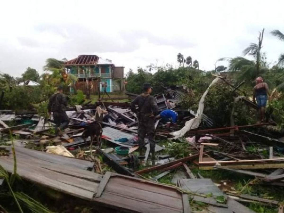 Tromenta tropical Iota llega a Honduras tras dejar nueve muertos