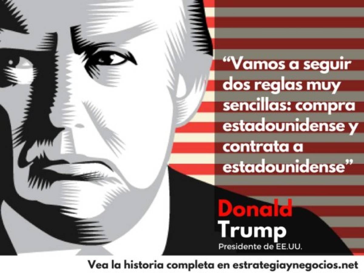 10 frases del discurso de Donald Trump al jurar como presidente de EE.UU.