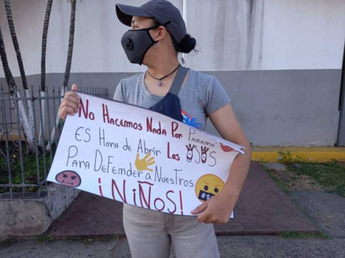 'Queremos cárcel' contra maltratadores de niños, claman manifestantes en Panamá