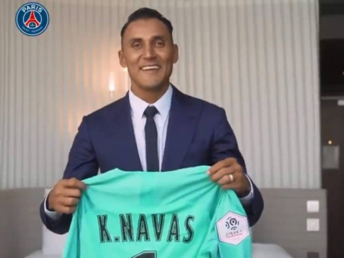 El tico Keylor Navas ahora lucirá la camisa del PSG