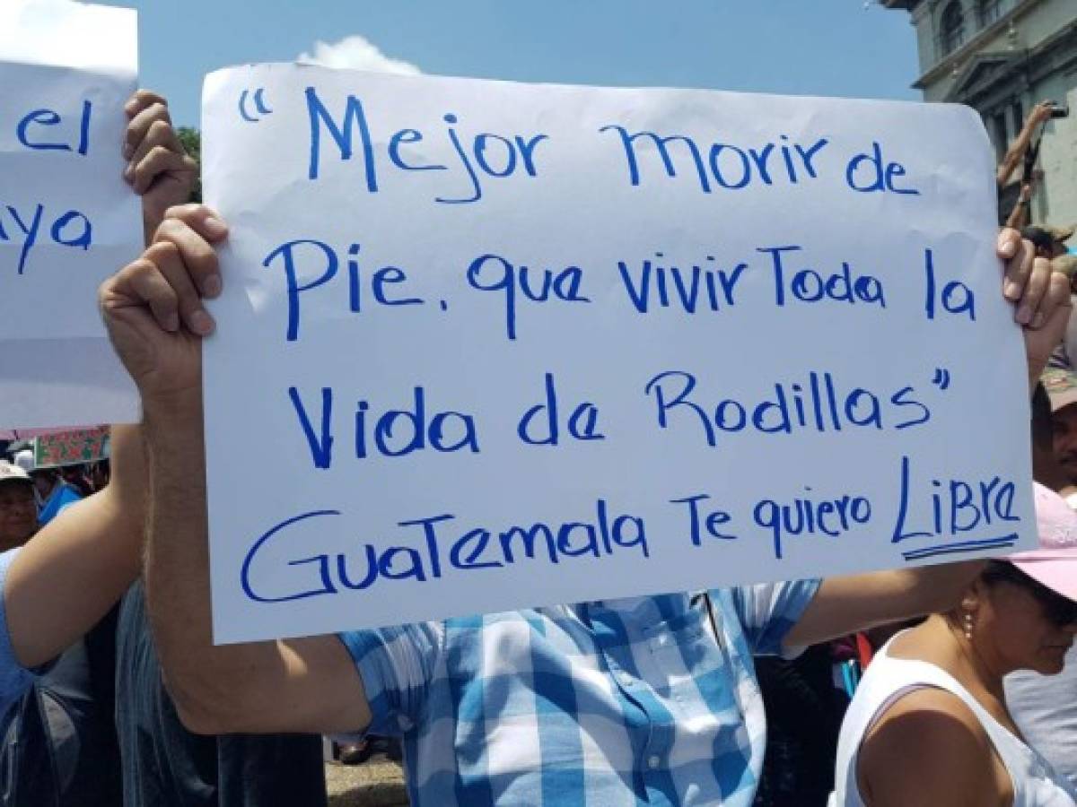 Guatemala: La Plaza se convirtió en un mosaico humano