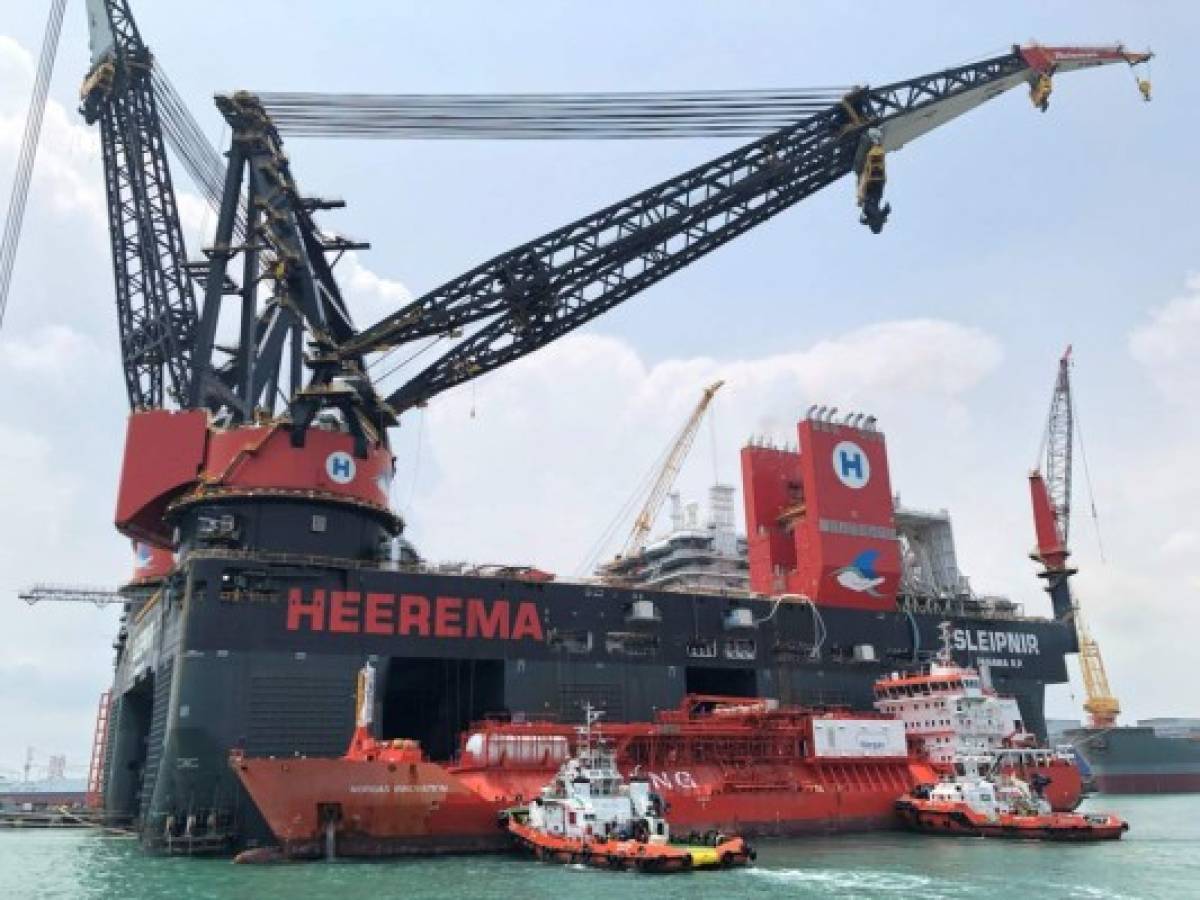 Panamá registra buque grúa semisumergible más grande del mundo