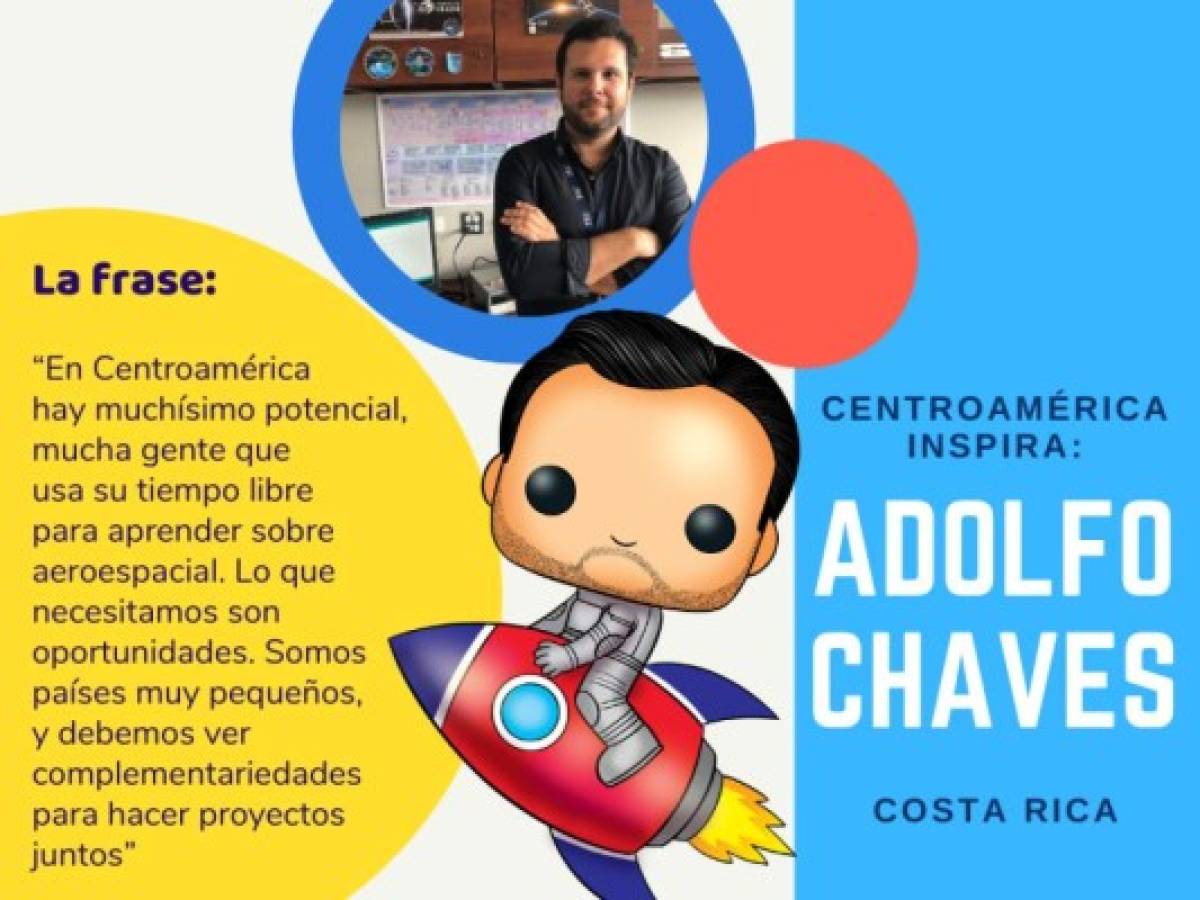 Adolfo Chaves, cumpliendo el sueño de realizar un viaje espacial