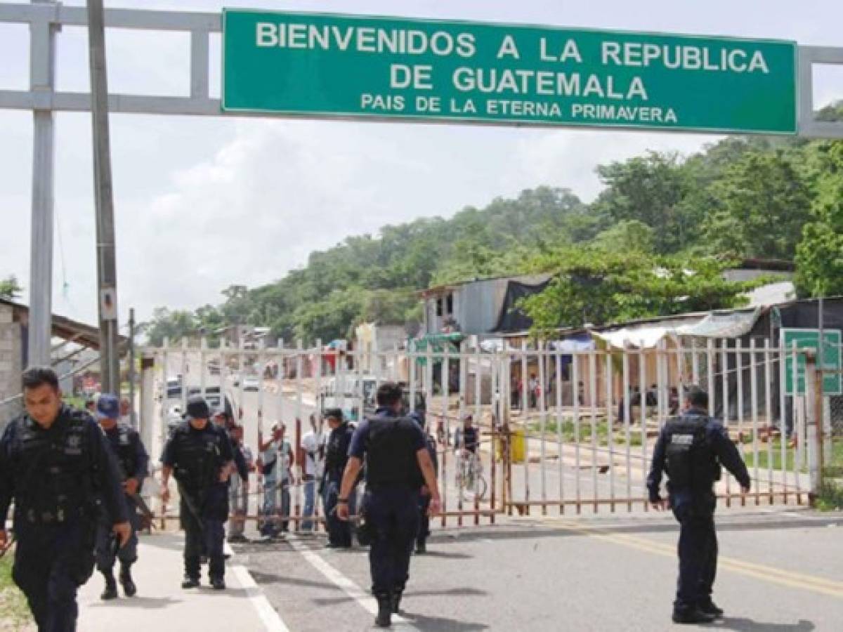 Honduras endurece control fronterizo con Guatemala