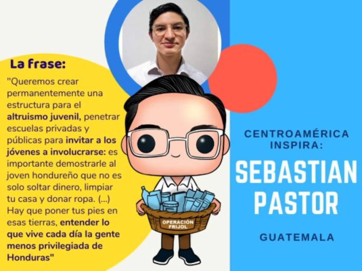 Sebastián Pastor Ferrari, el hodureño que lleva frijoles para el alma