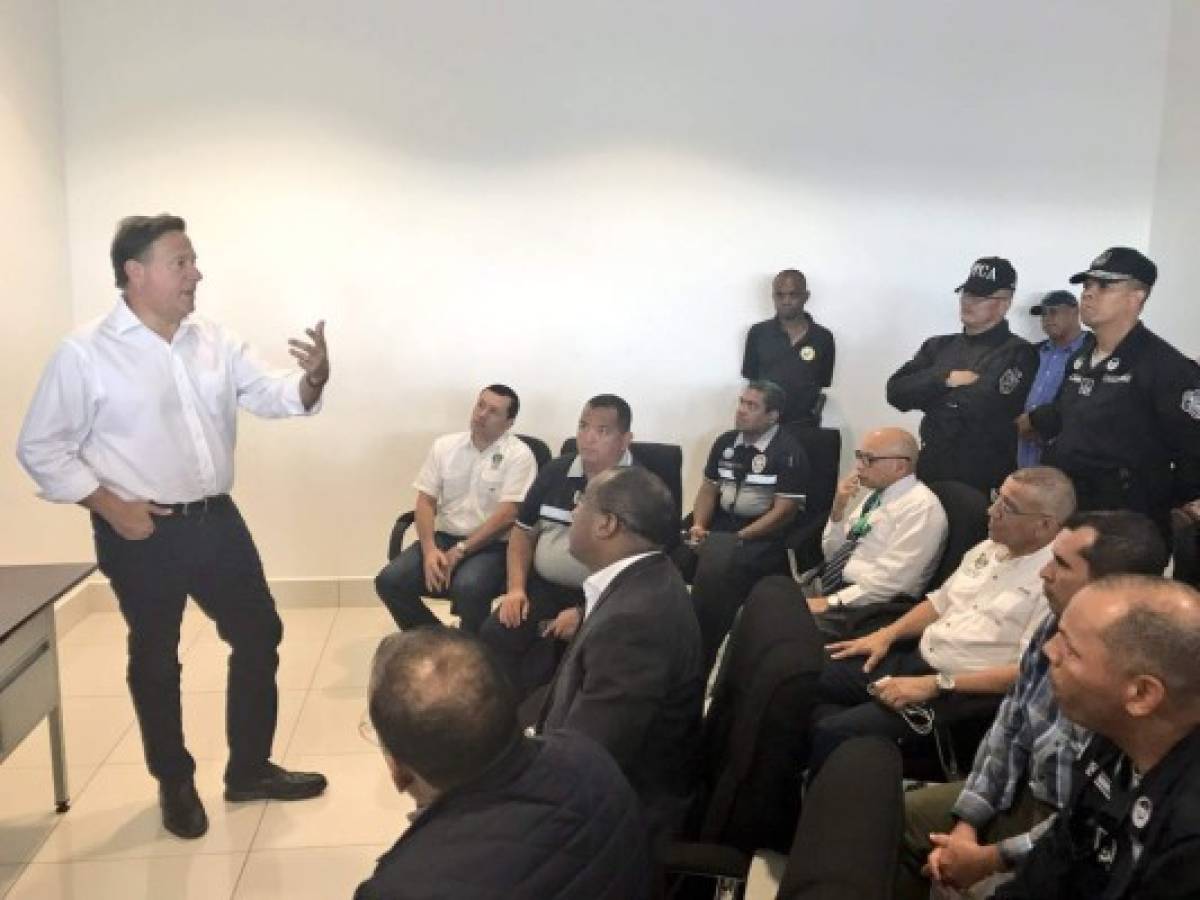 Varela en Panamá: 'No vamos a descansar hasta desmantelar todas las pandillas'
