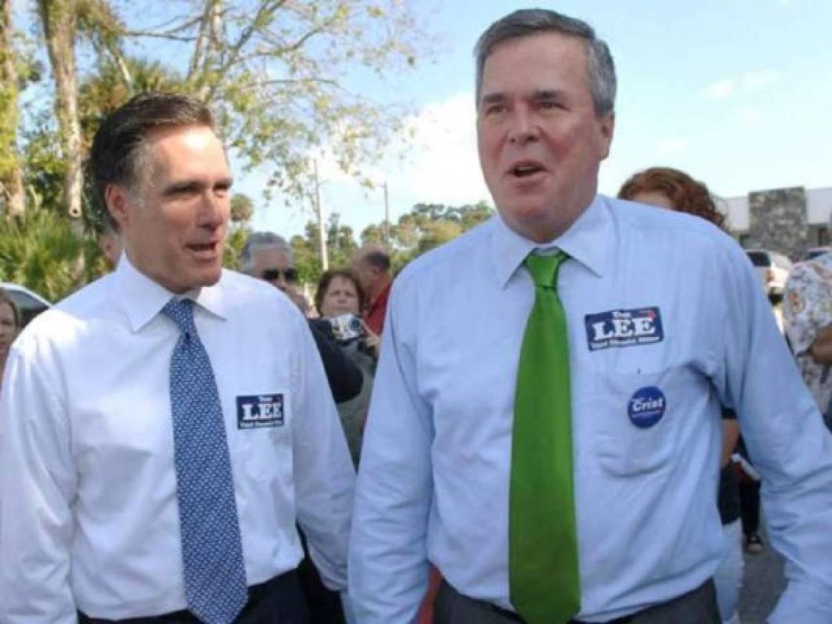 EE.UU: Romney y Bush discuten en Utah el camino hacia 2016