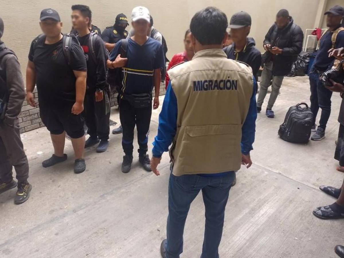 Guatemala detiene y expulsa a 283 migrantes en ruta a EEUU