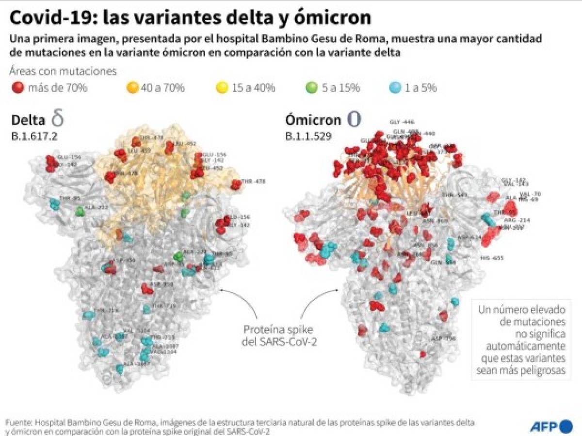 OMS advierte que variante ómicron representa 'un riesgo muy alto' para el mundo