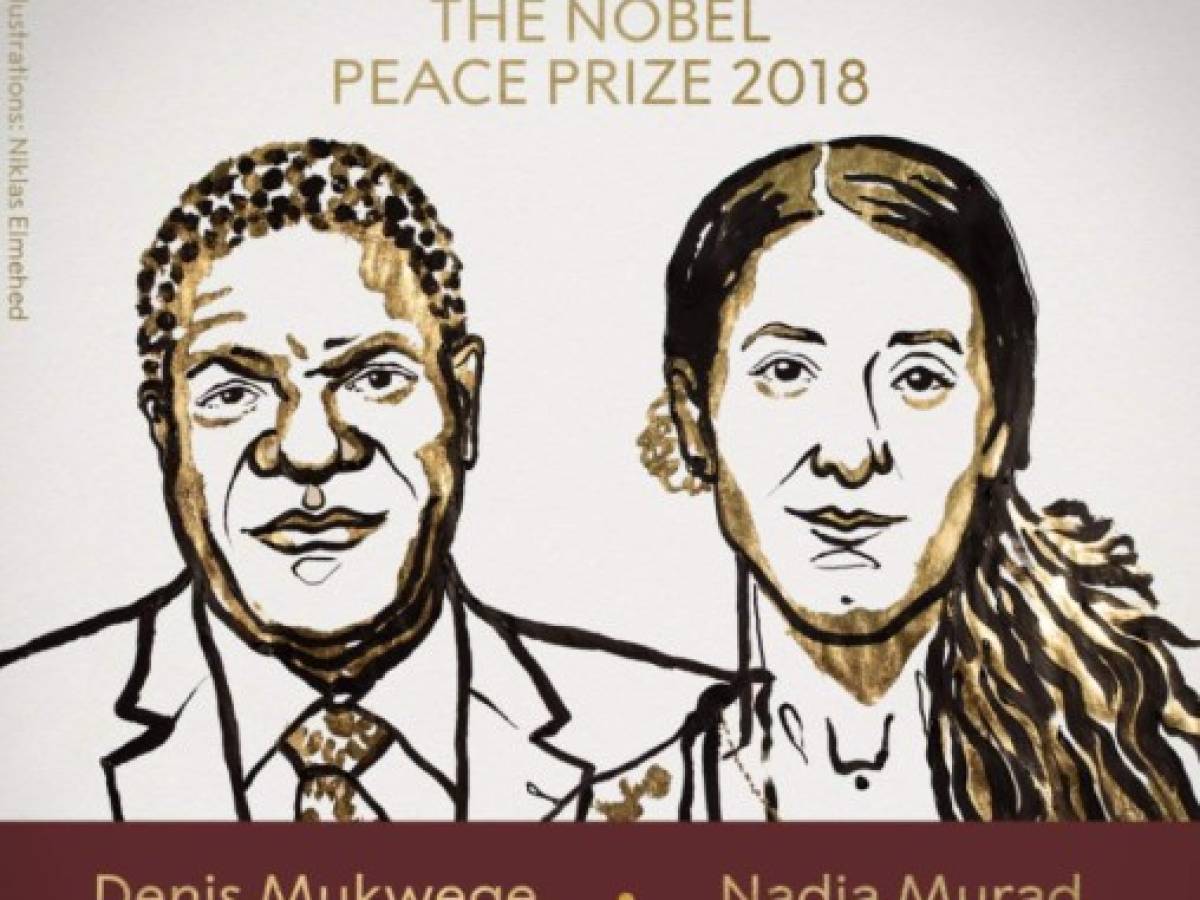 El Nobel de la Paz premia a dos héroes de la lucha contra la violencia sexual