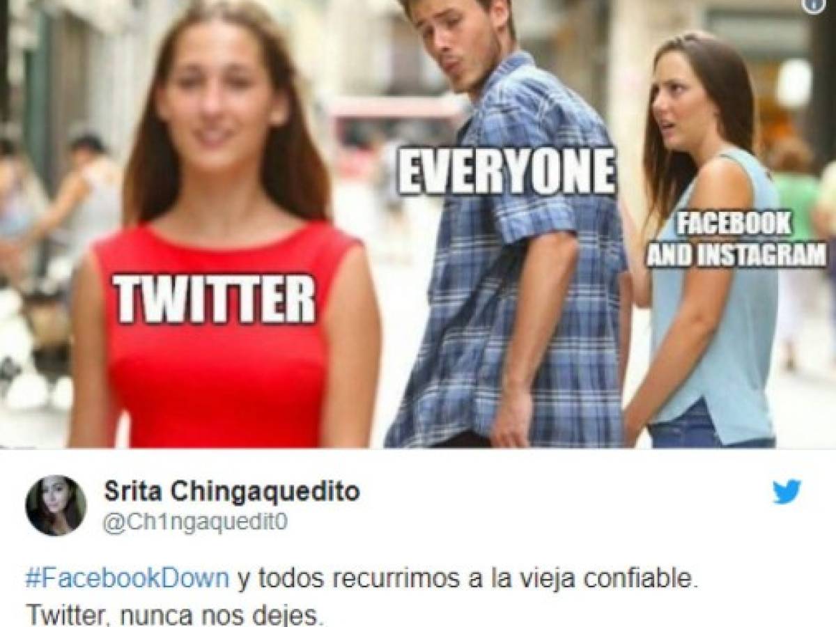 Usuarios se desahogan en memes por caída de WhatsApp, Instagram y Facebook