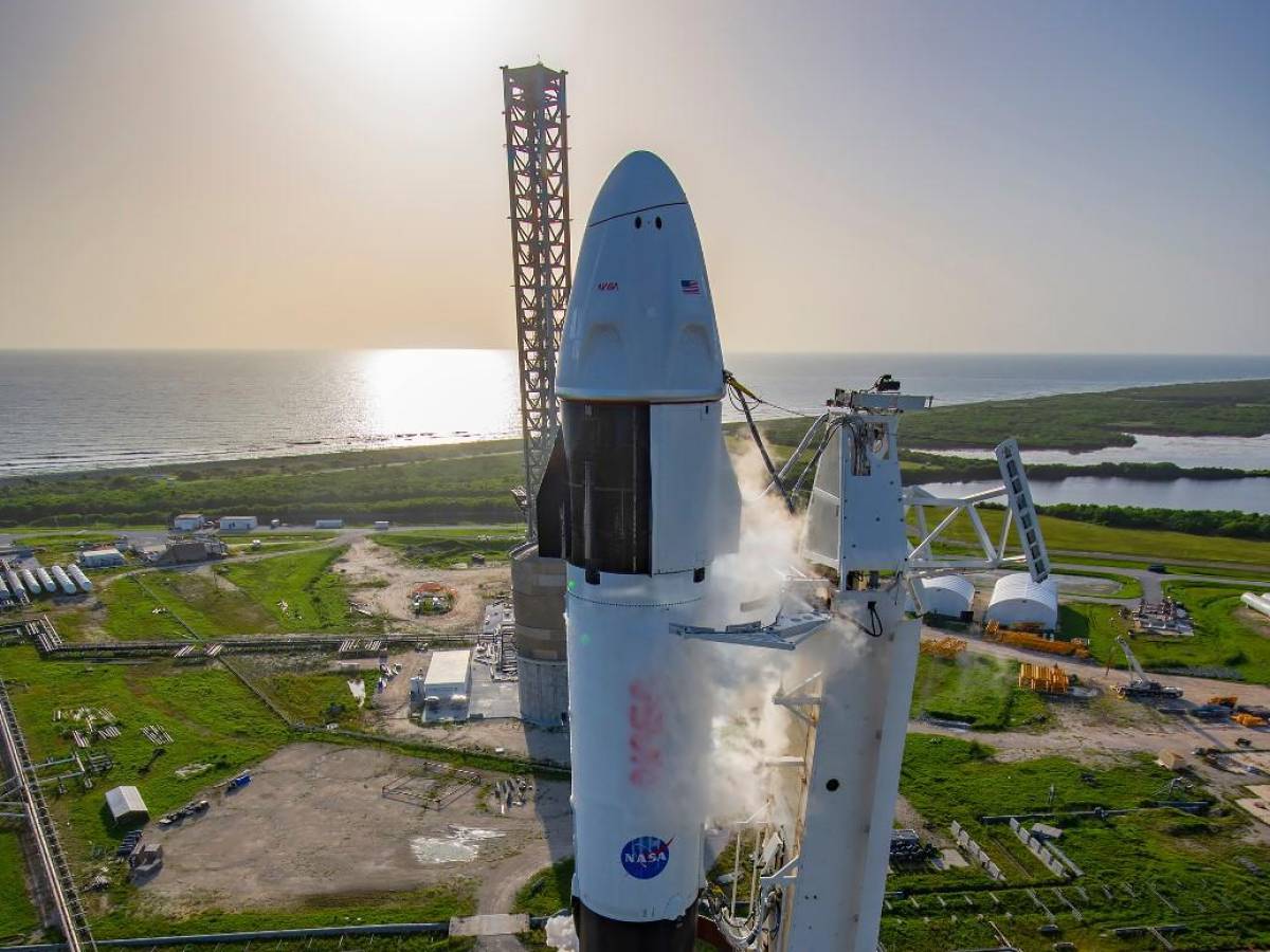 SpaceX envía su séptima misión hacia la Estación Espacial Internacional