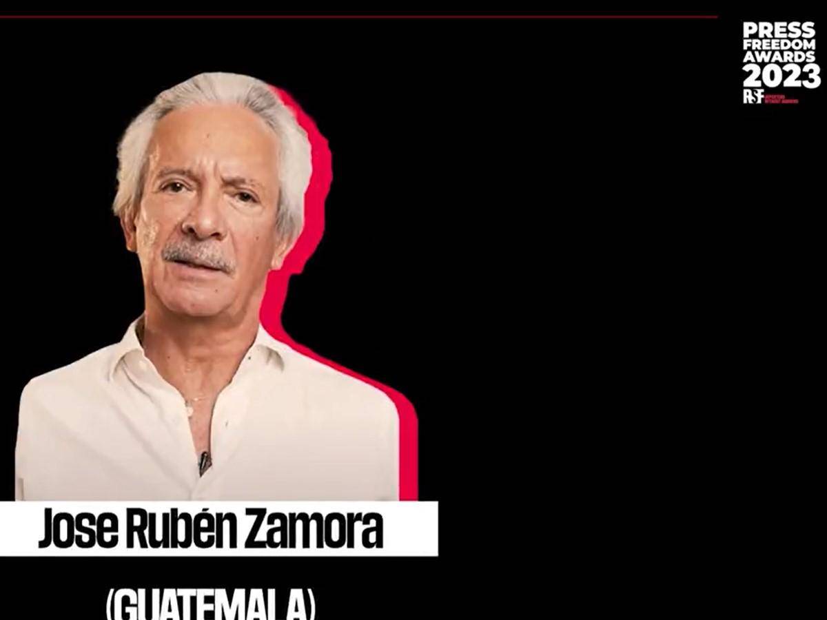 Reconocen labor del periodista Jose Rubén Zamora