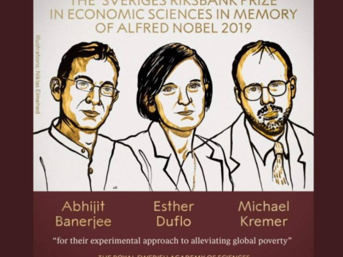 Nobel de Economía 2019 para tres estadounidenses por sus trabajos sobre la pobreza