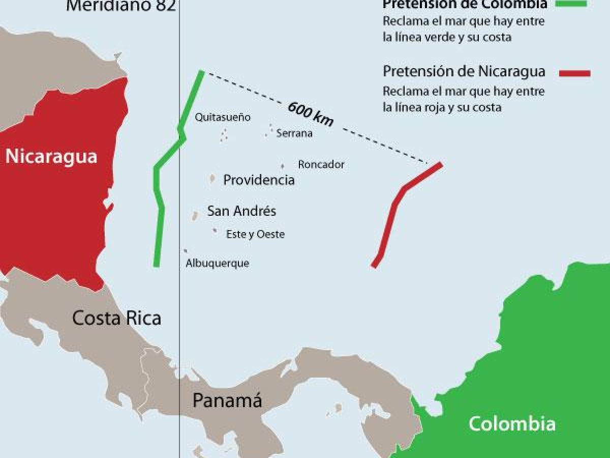 Corte ONU pide a Colombia respetar zona económica de Nicaragua