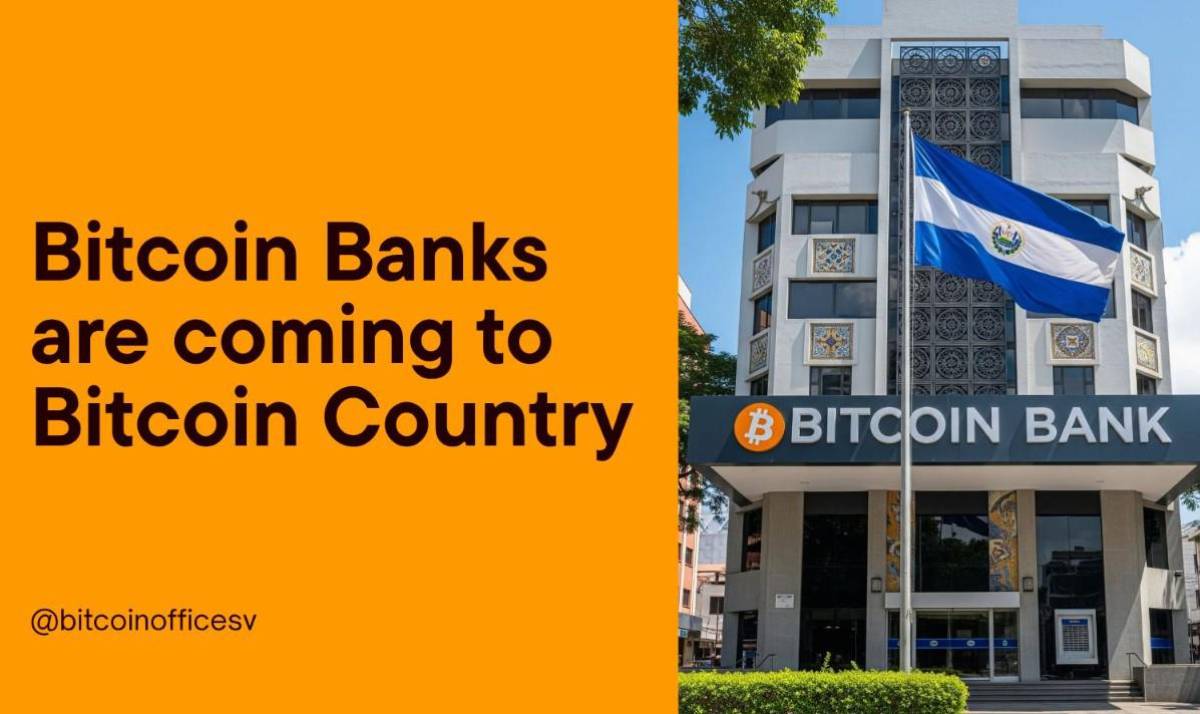 ¿El Salvador tendrá su primer banco de bitcoin?