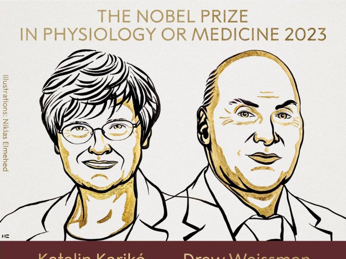 Nobel de Medicina es para los pioneros de las vacunas de ARN mensajero contra el COVID