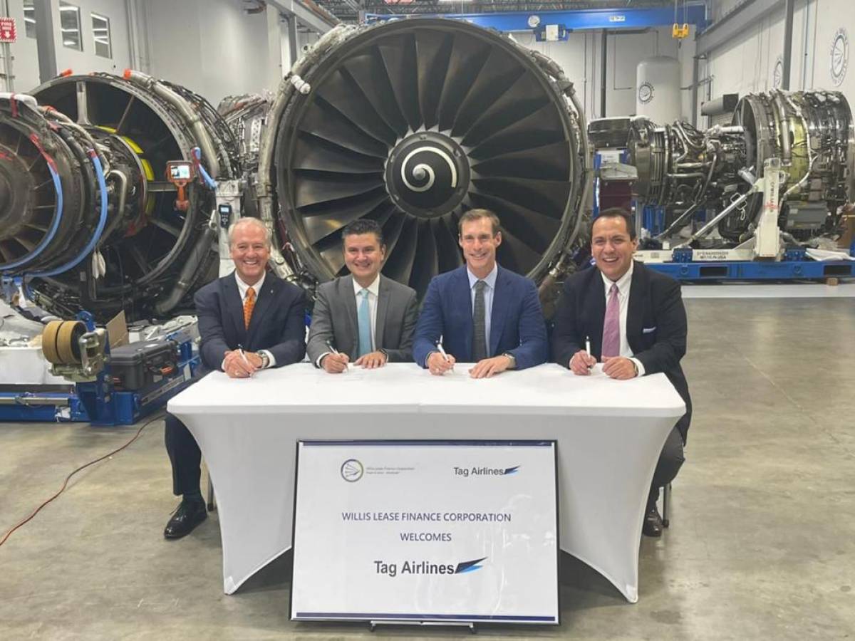 TAG Airlines arrendará aeronaves a Willis Lease Finance
