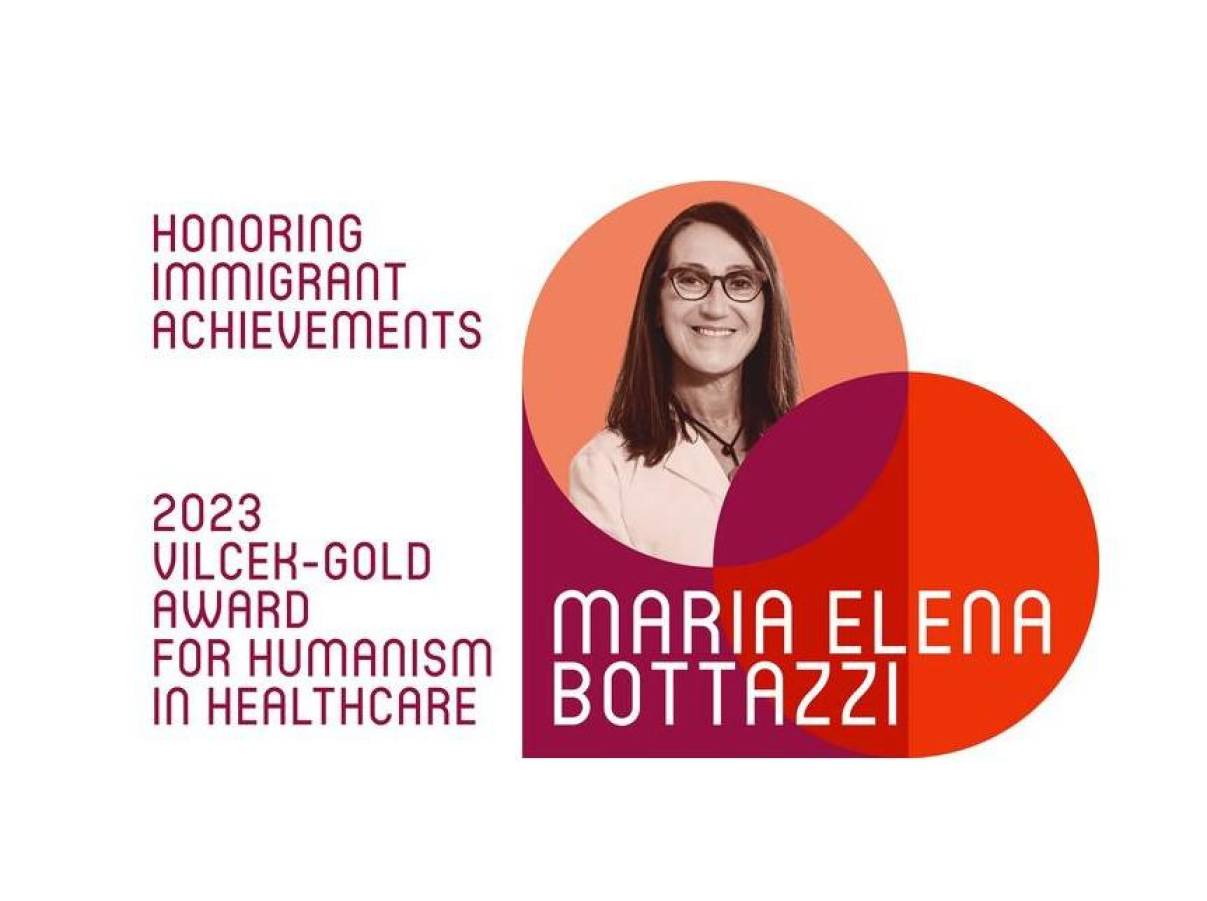 Nuevo reconocimiento para María Elena Bottazzi por su liderazgo en el desarrollo de una vacuna de código abierto para COVID-19