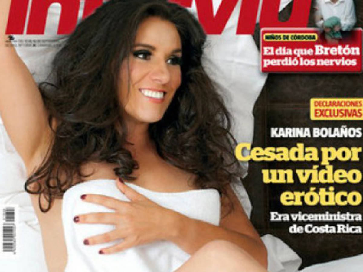 Costa Rica: ex viceministra Bolaños, ahora se destapó en Interviú