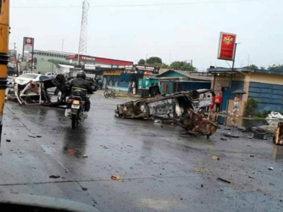 Protestas y vandalismo paralizan a Honduras