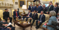 Zelenski, en conferencia junto a Donald Trump, rechazó repetir el escenario de 1994, cuando Ucrania entregó su arsenal nuclear a cambio de garantías de seguridad. Foto de cortesía