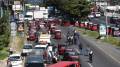 <i>El tránsito en Guatemala enfrenta una nueva jornada de complicaciones debido a bloqueos registrados en distintos puntos. Foto de cortesía</i>