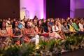 <i>Desde 2016, los encuentros presenciales de Mujeres Desafiantes en El Salvador, Honduras, Guatemala y Costa Rica han convocado a más de 100 panelistas y 3.000 asistentes. (Foto: E&amp;N)</i>