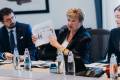 <i>Georgieva sostuvo que el proceso de desinflación se ha estancado en muchos países, las crecientes presiones fiscales están impulsando los rendimientos de los bonos de referencia y la interacción entre la política fiscal y la monetaria inquieta a los mercados. Foto de cortesía</i>