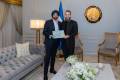 <i>El presidente de El Salvador, Nayib Bukele, recibió al titular del Banco Mundial, Ajay Banga. Foto de cortesía</i>