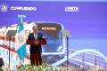 <i>El presidente Bernardo Arévalo afirmó que el Metroriel representa el proyecto de movilidad urbana más ambicioso de la historia del país. Foto de cortesía</i>