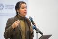 <i>La oficial asociada de Asuntos Económicos de la División de Asuntos de Género de la CEPAL, Carmen Álvarez, habla durante un foro este lunes, en Montevideo (Uruguay).. EFE/Hernán Ogállar Vidal</i>