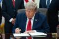 En su cuenta de <i>Truth Social</i><i><b>,</b></i><b> Trump había amenazado </b>a Canadá, el viernes pasado, con nuevos aranceles por el humo de los incendios forestales que afectó el norte y el este de Estados Unidos. (Foto: EFE)