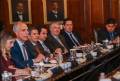 <i>El presidente de Honduras, Nasry Asfura, recibió a los representantes del organismo y expresó la disposición del Gobierno de participar en el proceso de evaluación. Foto de cortesía</i>