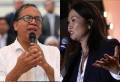 La izquierda representada por Roberto Sánchez (Juntos por el Perú) y la ultraderecha por Keiko Fujimori (Fuerza Popular) definirán este domingo el rumbo de Perú. (Fotos: EFE)