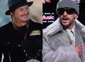 <i>Kid Rock vs. Bud Bunny, dos íconos de EEUU en tiempos de grieta ideológica. (Foto: NFL)</i>