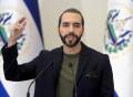 <i>En la sesión hablaron varios diputados oficialistas elogiando los logros de Bukele, que tiene alta popularidad en el país por su cruzada contra las temidas pandillas, pero también hubo críticas de opositores. FOTO AFP</i>