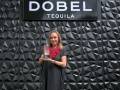 Aracely Ramos, embajadora de marca de Dobel Tequila, durante el lanzamiento en El Salvador. Foto: E&amp;N