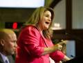 Nunca he creído que ser profundamente puertorriqueña y sentir orgullo de la ciudadanía americana sean sentimientos incompatibles, afirmó la goberandora de Puerto Rio. (Foto: EFE)