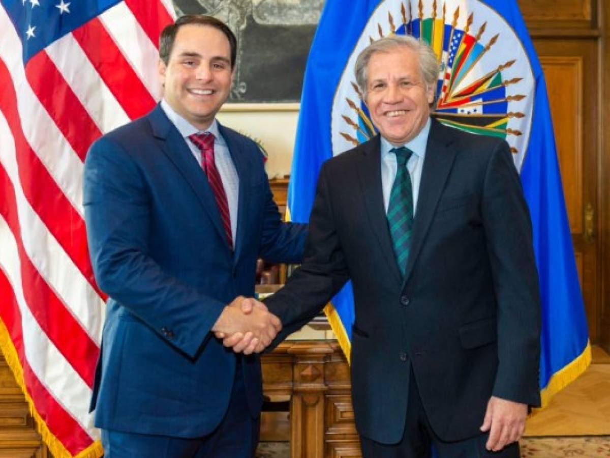 Embajador de EEUU ante la OEA visita Nicaragua