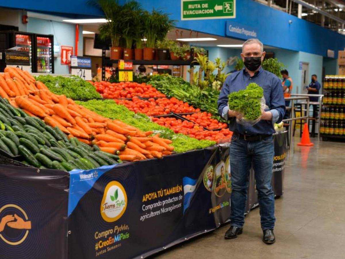 Walmart en Nicaragua se abastece en un 93 % con cosecha local