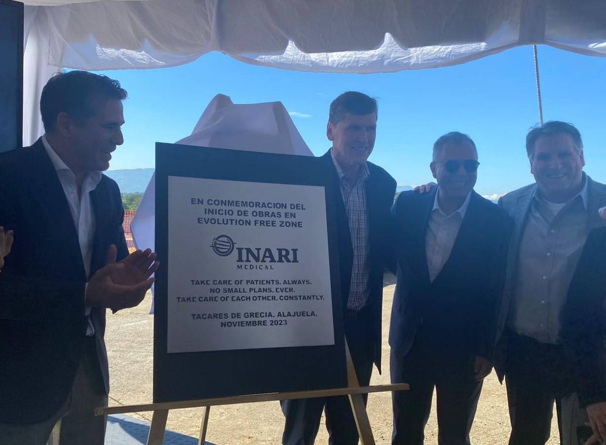 Inari Medical invertirá US$15 millones en su instalación en Costa Rica